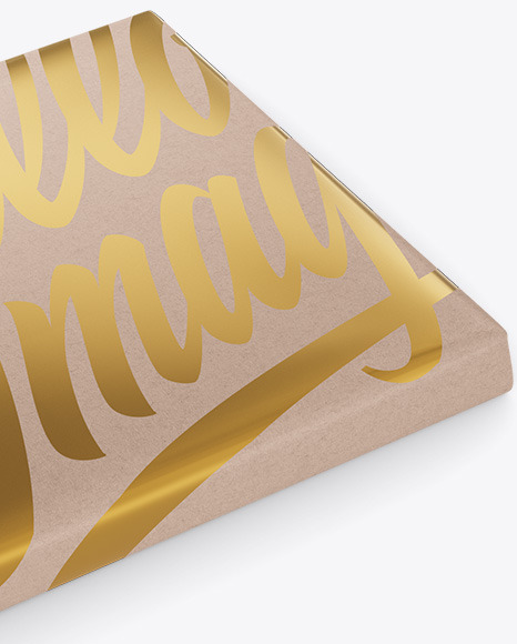 Chocolate Bar Kraft Mockup