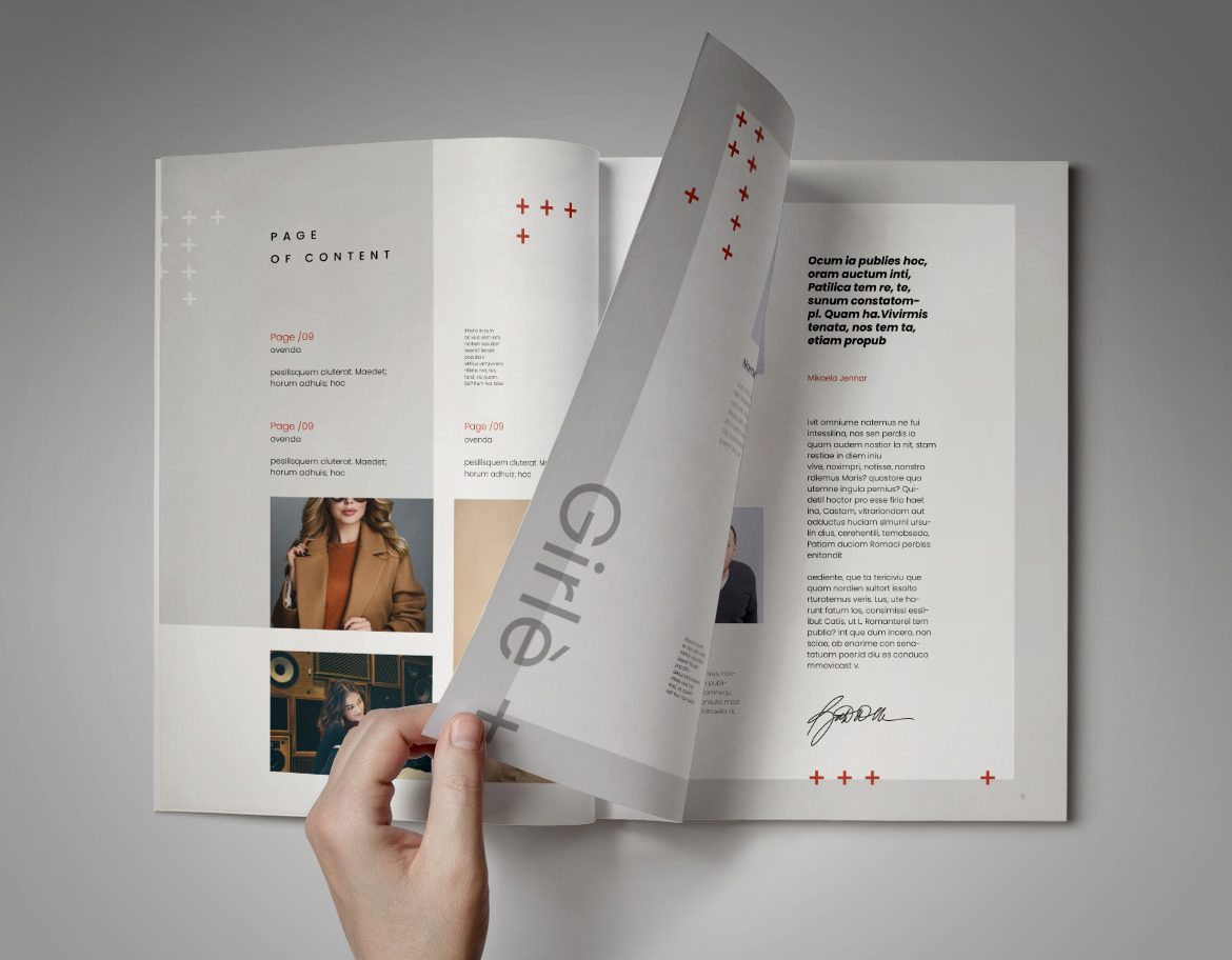 Girle | Magazine Template