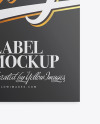 Matte Label Mockup