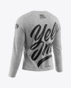 Melange Men's Long Sleeve T-Shirt Mockup