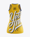 Tight Fit Netball Dress HQ Mockup - Back View