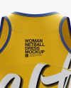 Tight Fit Netball Dress HQ Mockup - Back View