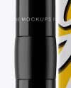 Glossy Mascara Tube With Box Mockup