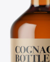 Clear Glass Cognac Bottle Mockup