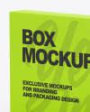 Paper Box Mockup