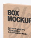 Kraft Box Mockup