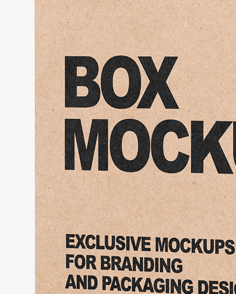 Kraft Box Mockup