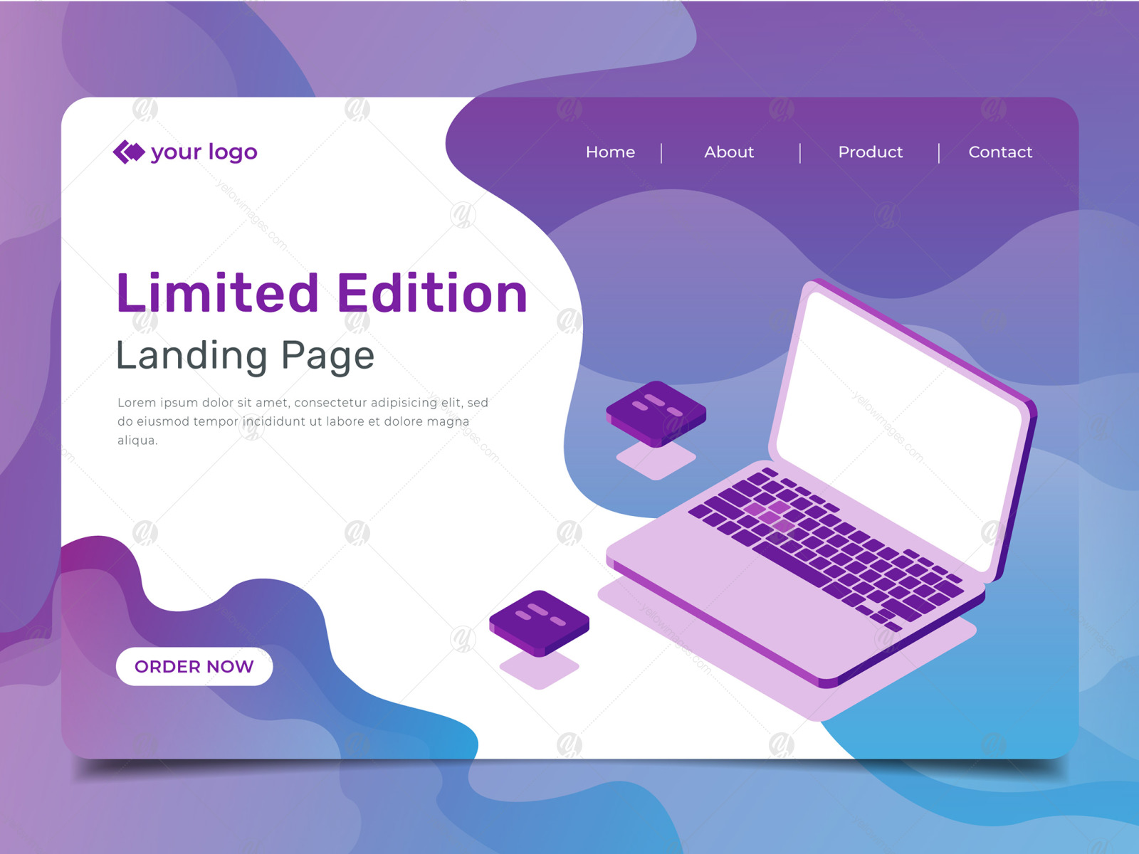 Website Illustration set - Landing Page