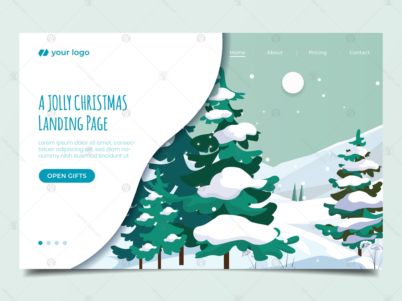 Website Illustration set - Landing Page