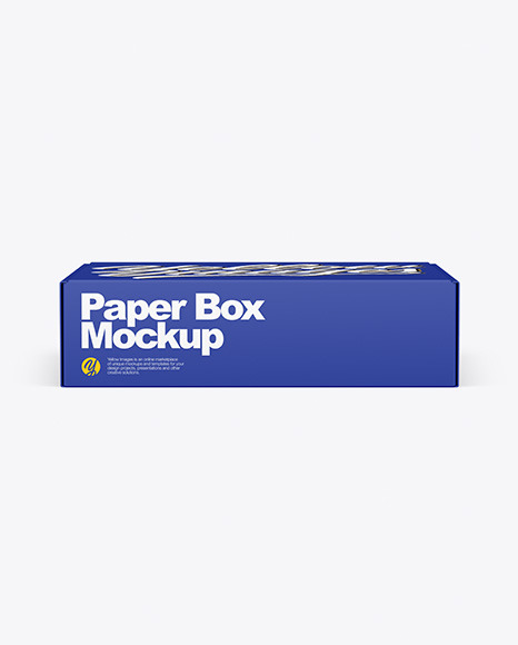 Paper Box Mockup