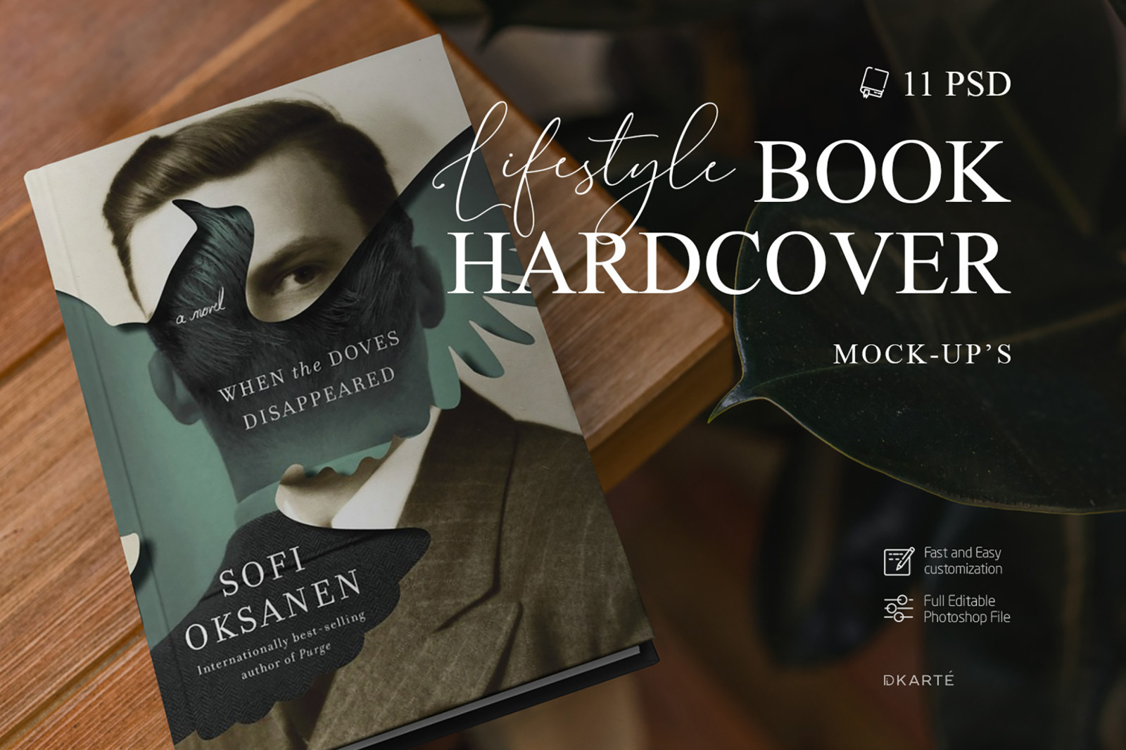 Book Hardcover Lifestyle Mockup