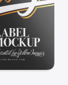 Glossy Label Mockup