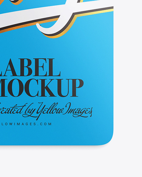 Glossy Label Mockup