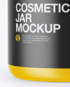 Matte Cosmetic Jar Mockup