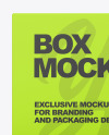 Paper Box Mockup