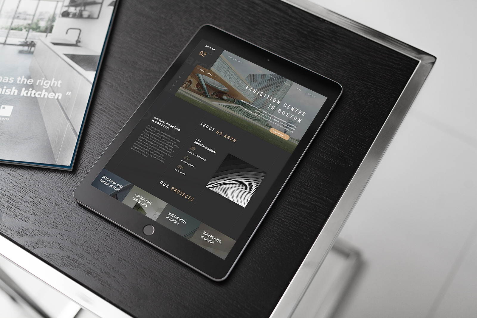 New iPad Responsive Mockup