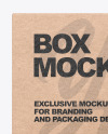 Kraft Box Mockup