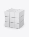 Glossy Rubik's Cube Mockup