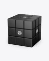 Glossy Rubik's Cube Mockup