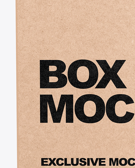 Kraft Box Mockup