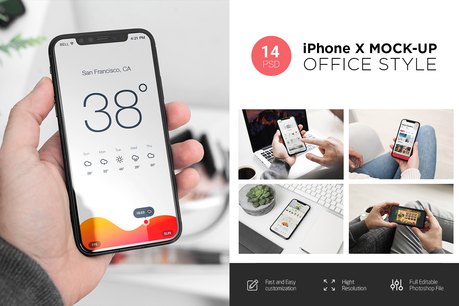 iPhone X Mockup&#039;s