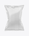 Glossy Snack Bag w/ Tape Mockup