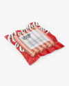 6 Sausages Pack Mockup - Half Side View