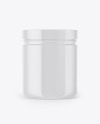 Glossy Cosmetic Jar Mockup