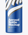 Aerosol Bottle Mockup