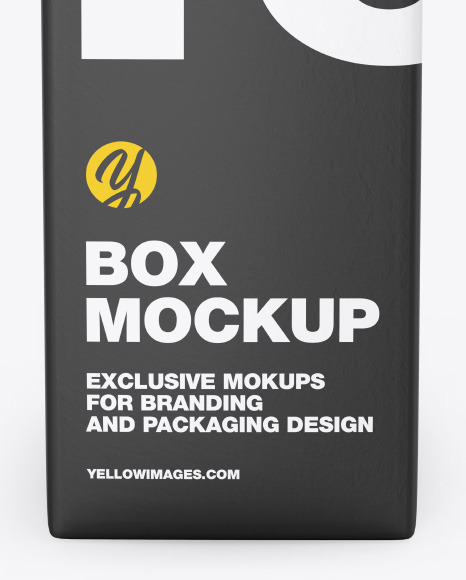 Matte Paper Box Mockup