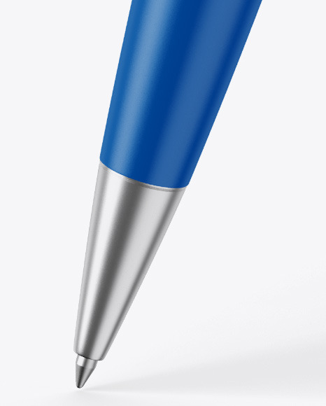 Matte Pen w/ Metallic Finish Mockup