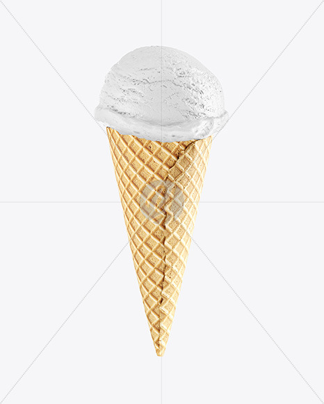 Ice Cream Cone Mockup