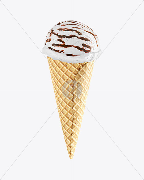 Ice Cream Cone Mockup