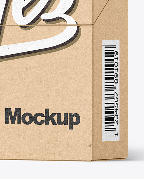 Kraft Paper Box Mockup