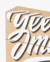 Kraft Paper Box Mockup