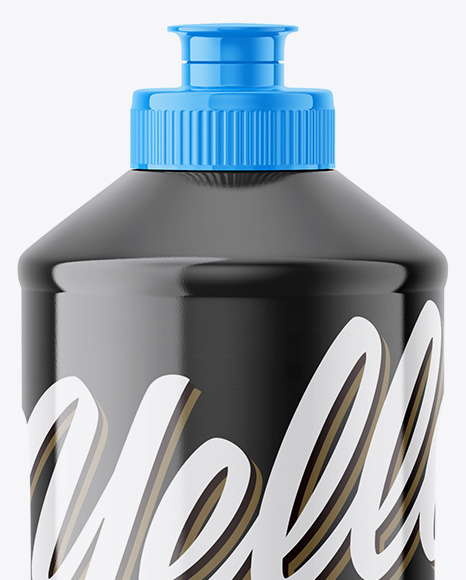 Glossy Detergent Bottle Mockup