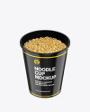 Glossy Noodle Cup Mockup