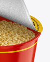 Glossy Noodle Cup Mockup