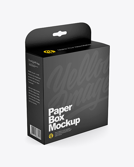 Paper Box Mockup