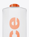 1L Matte Juice Package Mockup - Back View