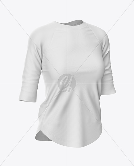 Women's Raglan T-Shirt Mockup