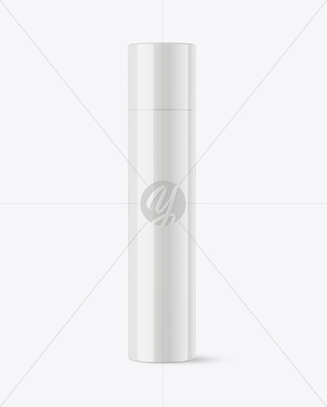 Glossy Cosmetic Spray Bottle Mockup