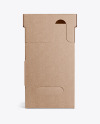 Kraft Paper Box - Front View