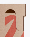 Kraft Paper Box - Front View