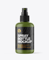 Matte Spray Bottle Mockup