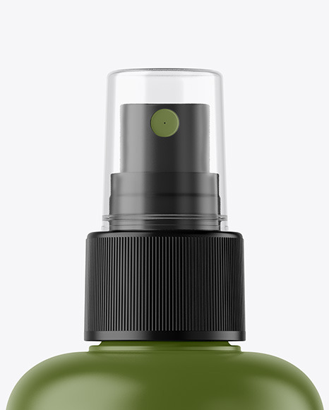 Matte Spray Bottle Mockup