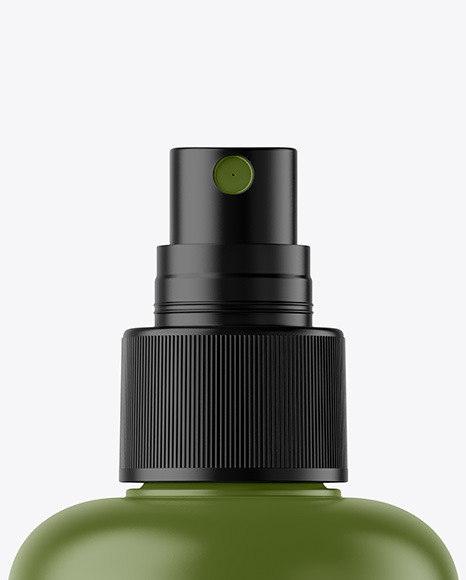 Matte Spray Bottle Mockup