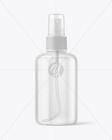 Clear Spray Bottle Mockup Clear Spray Bottle Mockup