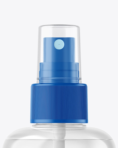 Clear Spray Bottle Mockup