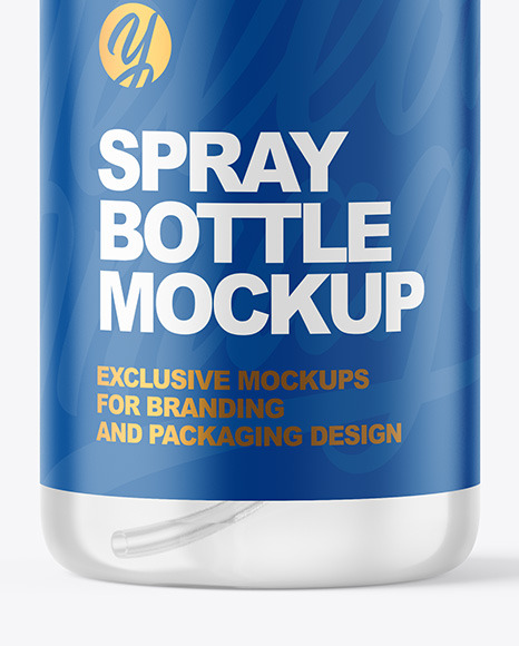 Clear Spray Bottle Mockup Clear Spray Bottle Mockup